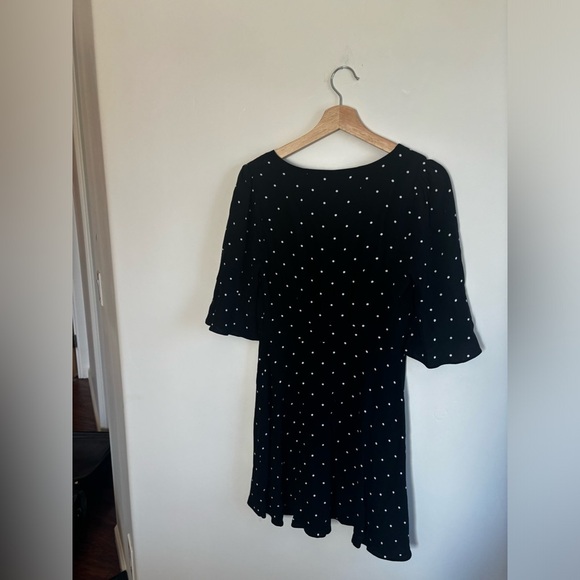 FREE PEOPLE | BNWT All yours black and white polka dot dress | size 2 - Picture 6 of 10